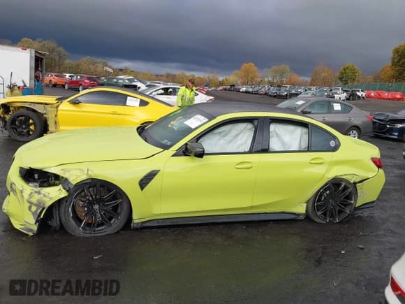 ✅ 2022 BMW M3 Competition xDrive • VIN: WBS43AY02NFL90468 • Лот: 43573332. Опубликован ранее на IAAI с пробегом Не указан. Бесплатный доступ к архиву аукционных продаж из США и подробный отчёт об истории автомобиля на DreamBid. Изображение 13.