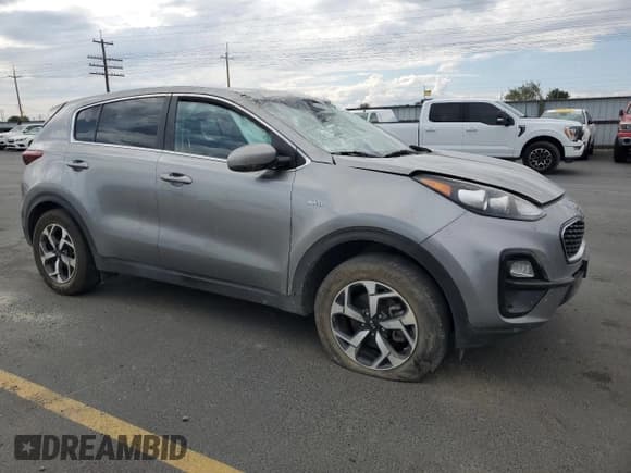 ✅ 2021 Kia Sportage LX • VIN: KNDPMCAC2M7896148 • Lot: 80346315. Listed on Copart with 76,388 mi. Free auction sales archive from the USA and detailed vehicle history report at DreamBid. Image 4.