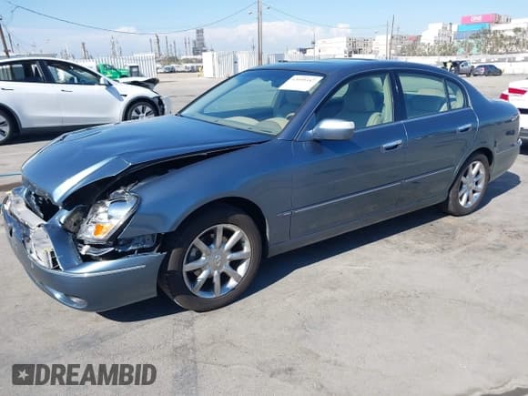 ✅ 2005 Infiniti Q45 • VIN: JNKBF01A45M101359 • Lot: 43095347. Listed on IAAI with 158,724 mi. Free auction sales archive from the USA and detailed vehicle history report at DreamBid. Image 2.