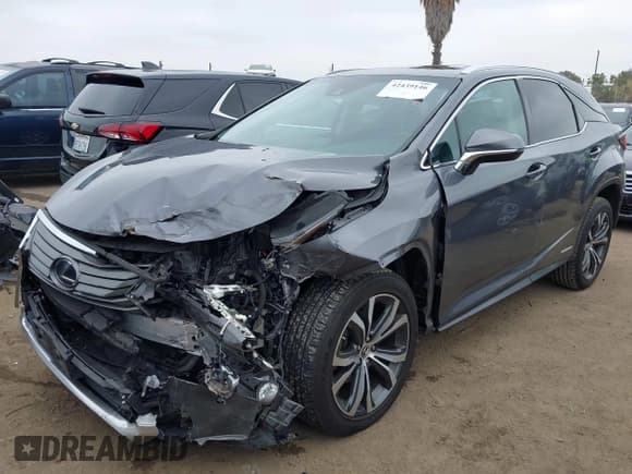 ✅ 2018 Lexus RX 450h • VIN: 2T2BGMCAXJC026916 • Lot: 42439146. Wystawiony na IAAI z przebiegiem 79 200 mil. Bezpłatny archiwum sprzedaży aukcyjnych z USA i szczegółowy raport historii pojazdu na DreamBid. Zdjęcie 2.