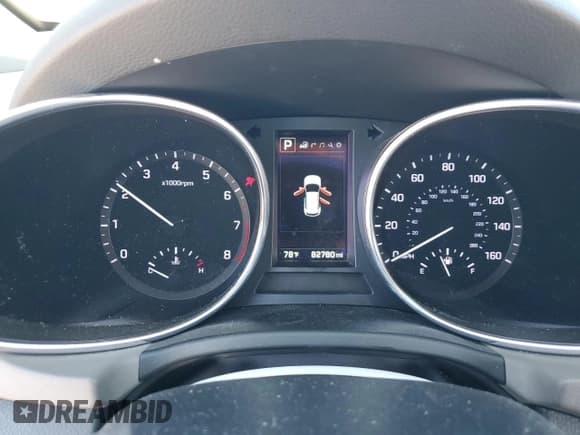 ✅ 2017 Hyundai Santa Fe Ultimate • VIN: 5XYZW4LA8HG407832 • Лот: 86699155. Опубликован ранее на Copart с пробегом 82 780 миль. Бесплатный доступ к архиву аукционных продаж из США и подробный отчёт об истории автомобиля на DreamBid. Изображение 9.