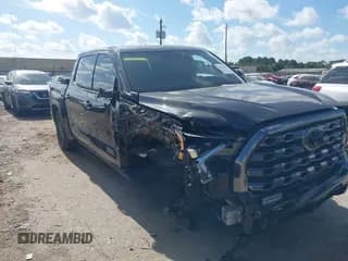 ✅ 2022 Toyota Tundra Platinum • VIN: 5TFNA5DB2NX033320 • Lot: 42793462. Wystawiony na IAAI z przebiegiem 24 032 mil. Bezpłatny archiwum sprzedaży aukcyjnych z USA i szczegółowy raport historii pojazdu na DreamBid. Zdjęcie 1.