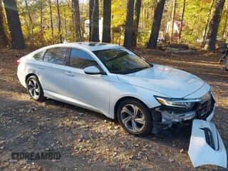 ✅ 2019 Honda Accord EX • VIN: 1HGCV1F42KA003995 • Lot: 43603387. Listed on IAAI with 165,052 mi. Free auction sales archive from the USA and detailed vehicle history report at DreamBid. Image 1.