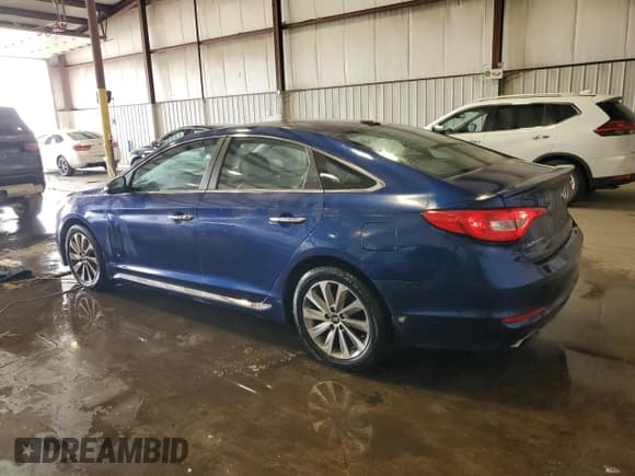 ✅ 2017 Hyundai Sonata Sport • VIN: 5NPE34AF3HH587218 • Лот: 90374745. Опубликован ранее на Copart с пробегом 112 718 миль. Бесплатный доступ к архиву аукционных продаж из США и подробный отчёт об истории автомобиля на DreamBid. Изображение 2.
