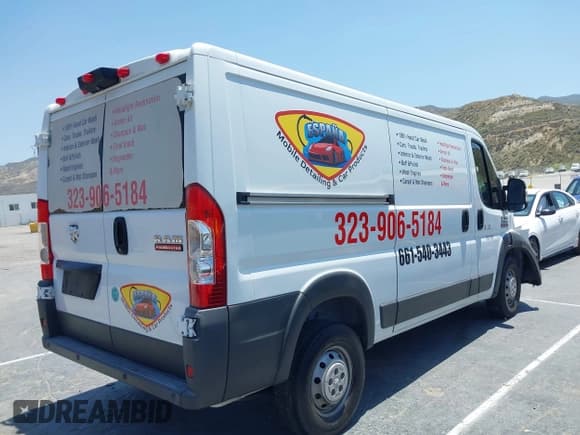 ✅ 2014 Ram ProMaster Cargo • VIN: 3C6TRVAG3EE112325 • Lot: 42352470. Listed on IAAI with 165,564 mi. Free auction sales archive from the USA and detailed vehicle history report at DreamBid. Image 4.