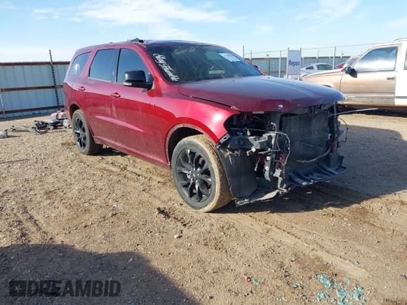 ✅ 2020 Dodge Durango GT Plus • VIN: 1C4RDHDG9LC411238 • Lot: 41780018. Listed on IAAI with 78,631 mi. Free auction sales archive from the USA and detailed vehicle history report at DreamBid. Image 1.