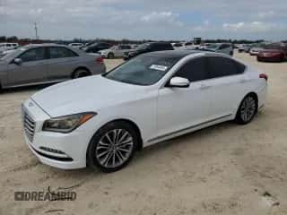 2016 Hyundai Genesis 3.8L z VIN KMHGN4JE9GU139205, wystawiony jako Copart lot #73884994 z przebiegiem Nie podano mil oraz Nie do naprawy • Non repairable. Historia ofert i sprzedaży dostępna na DreamBid. Obrazek 1.