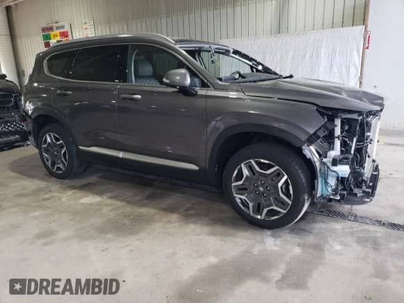 2022 Hyundai Santa Fe Limited with VIN KM8S5DA11NU053245, listed as a Copart auction lot 86515155 with 59,998 mi miles and Salvage title. Bid and sale history available at DreamBid. Image 4.