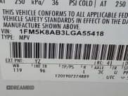 ✅ 2020 Ford Police Interceptor Utility • VIN: 1FM5K8AB3LGA55418 • Lot: 42381056. Wystawiony na IAAI z przebiegiem 89 076 mil. Bezpłatny archiwum sprzedaży aukcyjnych z USA i szczegółowy raport historii pojazdu na DreamBid. Zdjęcie 9.