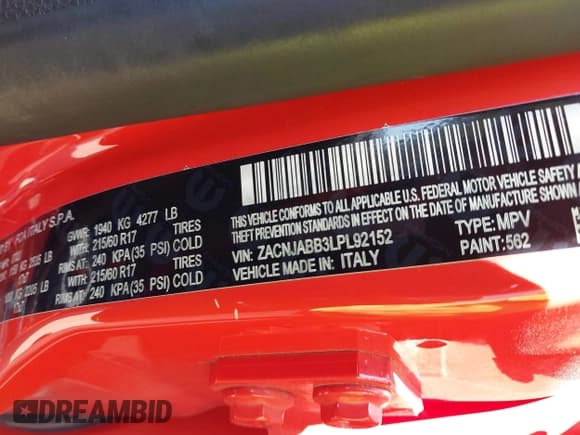 ✅ 2020 Jeep Renegade Altitude • VIN: ZACNJABB3LPL92152 • Lot: 43209274. Wystawiony na IAAI z przebiegiem 71 714 mil. Bezpłatny archiwum sprzedaży aukcyjnych z USA i szczegółowy raport historii pojazdu na DreamBid. Zdjęcie 9.