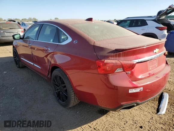 ✅ 2015 Chevrolet Impala LTZ • VIN: 2G1165S32F9121904 • Лот: 74556444. Опубликован ранее на Copart с пробегом 95 907 миль. Бесплатный доступ к архиву аукционных продаж из США и подробный отчёт об истории автомобиля на DreamBid. Изображение 2.