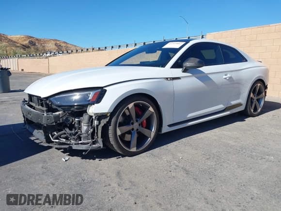 ✅ 2019 Audi RS 5 • VIN: WUAPWAF56KA907227 • Lot: 41215802. Listed on IAAI with 43,157 mi. Free auction sales archive from the USA and detailed vehicle history report at DreamBid. Image 2.