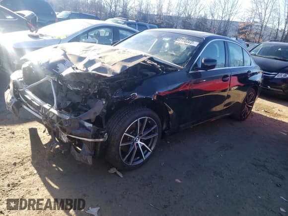 ✅ 2020 BMW 3 Series • VIN: 3MWSR7J06L8B05832 • Lot: 40155063. Listed on Copart with 48,769 mi. Free auction sales archive from the USA and detailed vehicle history report at DreamBid. Image 1.