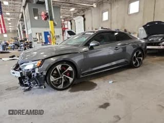 ✅ 2018 Audi RS 5 • VIN: WUAPWAF52JA905229 • Lot: 64581785. Listed on Copart with 31,769 mi. Free auction sales archive from the USA and detailed vehicle history report at DreamBid. Image 1.