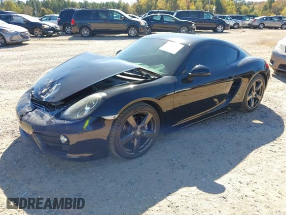 ✅ 2014 Porsche Cayman • VIN: WP0AA2A83EK172830 • Lot: 43477430. Listed on IAAI with 77,939 mi. Free auction sales archive from the USA and detailed vehicle history report at DreamBid. Image 2.