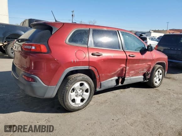 ✅ 2014 Jeep Cherokee Sport • VIN: 1C4PJLAB8EW270496 • Lot: 91346135. Wystawiony na Copart z przebiegiem 114 031 mil. Bezpłatny archiwum sprzedaży aukcyjnych z USA i szczegółowy raport historii pojazdu na DreamBid. Zdjęcie 3.