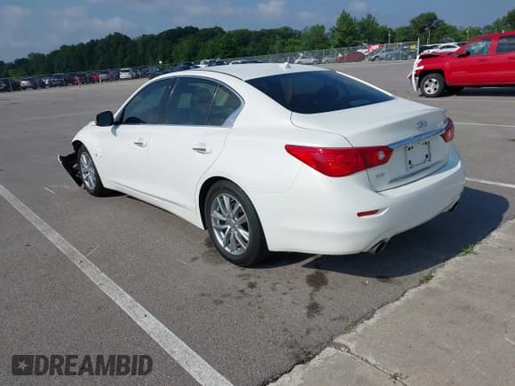 ✅ 2014 Infiniti Q50 Sport • VIN: JN1BV7AR4EM698230 • Lot: 42664588. Listed on IAAI with 129,411 mi. Free auction sales archive from the USA and detailed vehicle history report at DreamBid. Image 3.