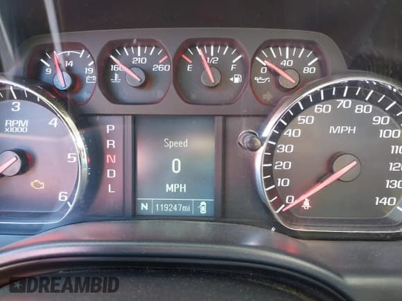 ✅ 2019 Chevrolet Silverado 1500 Work Truck • VIN: 2GCVKNEC0K1172455 • Lot: 43751326. Listed on IAAI with 119,247 mi. Free auction sales archive from the USA and detailed vehicle history report at DreamBid. Image 7.