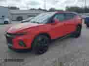 2020 Chevrolet Blazer RS z VIN 3GNKBERS6LS661167, wystawiony jako Copart lot #80670105 z przebiegiem 76 162 mil mil oraz Szkoda całkowita • Salvage title. Historia ofert i sprzedaży dostępna na DreamBid. Obrazek 1.
