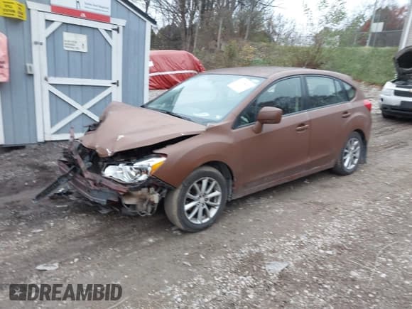 ✅ 2013 Subaru Impreza Premium • VIN: JF1GPAC69DH821899 • Lot: 43648015. Listed on IAAI with 118,210 mi. Free auction sales archive from the USA and detailed vehicle history report at DreamBid. Image 2.