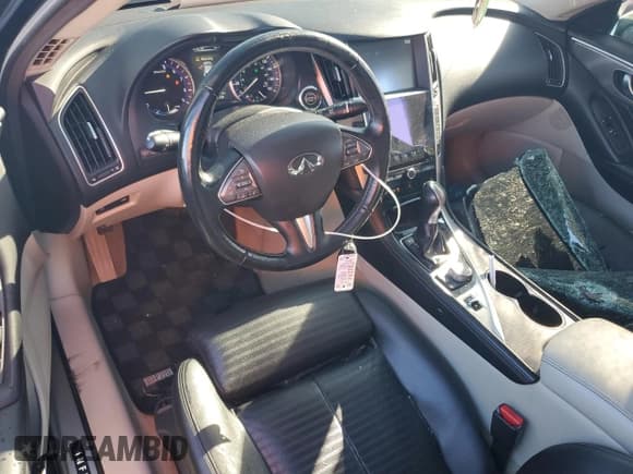 ✅ 2014 Infiniti Q50 Hybrid Sport • VIN: JN1AV7ARXEM703099 • Lot: 90096715. Listed on Copart with 129,031 mi. Free auction sales archive from the USA and detailed vehicle history report at DreamBid. Image 8.