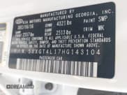 ✅ 2017 Kia Optima LX • VIN: 5XXGT4L17HG143104 • Lot: 42950099. Listed on IAAI with 57,762 mi. Free auction sales archive from the USA and detailed vehicle history report at DreamBid. Image 9.