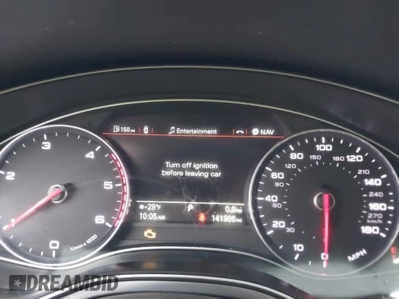 ✅ 2015 Audi A6 • VIN: WAUFMBFCXFN038808 • Lot: 41534694. Listed on IAAI with 141,986 mi. Free auction sales archive from the USA and detailed vehicle history report at DreamBid. Image 7.