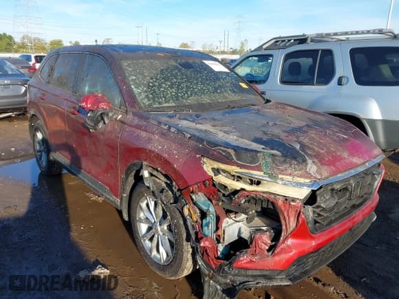 ✅ 2025 Honda CR-V EX-L • VIN: 5J6RS4H75SL009122 • Lot: 43451182. Listed on IAAI with 9,942 mi. Free auction sales archive from the USA and detailed vehicle history report at DreamBid. Image 6.