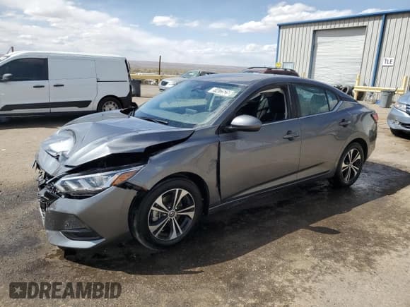 ✅ 2023 Nissan Sentra SV • VIN: 3N1AB8CV4PY313995 • Lot: 51472525. Wystawiony na Copart z przebiegiem 35 521 mil. Bezpłatny archiwum sprzedaży aukcyjnych z USA i szczegółowy raport historii pojazdu na DreamBid. Zdjęcie 1.