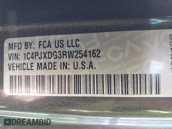 ✅ 2024 Jeep Wrangler Sport S • VIN: 1C4PJXDG3RW254162 • Лот: 42320508. Опубликован ранее на IAAI с пробегом 8 681 миль. Бесплатный доступ к архиву аукционных продаж из США и подробный отчёт об истории автомобиля на DreamBid. Изображение 9.