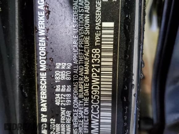 ✅ 2013 MINI Countryman S • VIN: WMWZC3C59DWP21358 • Lot: 49174265. Listed on Copart with 136,134 mi. Free auction sales archive from the USA and detailed vehicle history report at DreamBid. Image 12.