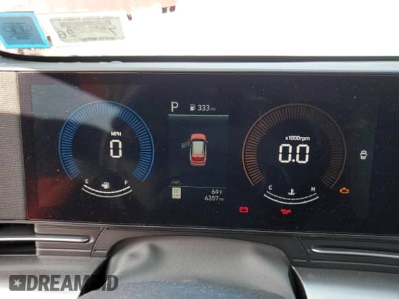 2024 Hyundai Kona SEL with VIN KM8HBCAB5RU087197, listed as a Copart auction lot 68521834 with 6,357 mi miles and Salvage title. Bid and sale history available at DreamBid. Image 9.