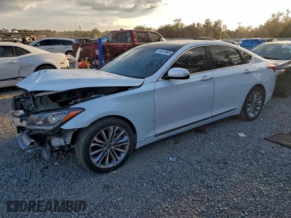 ✅ 2017 Genesis G80 3.8L • VIN: KMHGN4JEXHU175969 • Lot: 94441805. Listed on Copart with 114,719 mi. Free auction sales archive from the USA and detailed vehicle history report at DreamBid. Image 1.