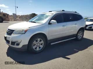 2014 Chevrolet Traverse LT z VIN 1GNKRGKD3EJ141211, wystawiony jako Copart lot #67140555 z przebiegiem 130 668 mil mil oraz Szkoda całkowita • Salvage title. Historia ofert i sprzedaży dostępna na DreamBid. Obrazek 1.