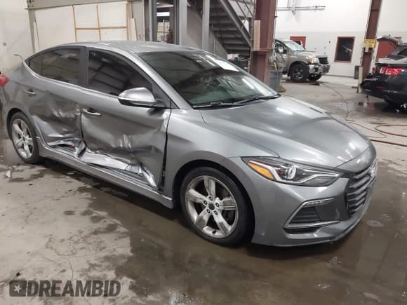✅ 2017 Hyundai Elantra Sport • VIN: KMHD04LB0HU332980 • Lot: 43553215. Listed on IAAI with 121,370 mi. Free auction sales archive from the USA and detailed vehicle history report at DreamBid. Image 1.