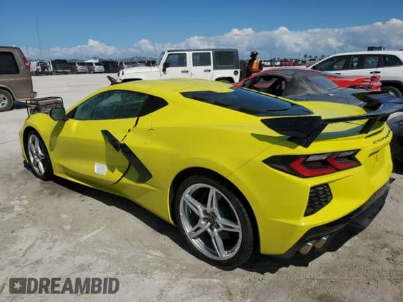 2023 Chevrolet Corvette 2LT с VIN 1G1YB2D4XP5113319, выставлен на аукционе Copart как лот 75406514 с пробегом Не указан миль и На запчасти • Non repairable. История ставок и продаж доступна на DreamBid. Изображение 2.