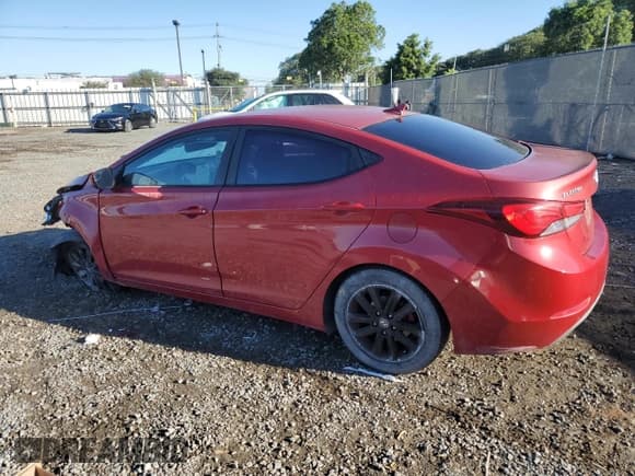 ✅ 2015 Hyundai Elantra SE • VIN: KMHDH4AE6FU412349 • Lot: 86194895. Listed on Copart with 116,149 mi. Free auction sales archive from the USA and detailed vehicle history report at DreamBid. Image 2.