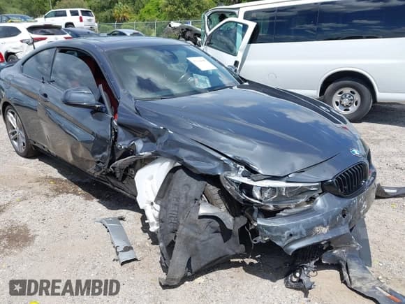 ✅ 2020 BMW 4 Series 440i • VIN: WBA4W7C06LFH96839 • Lot: 43164088. Wystawiony na IAAI z przebiegiem 59 659 mil. Bezpłatny archiwum sprzedaży aukcyjnych z USA i szczegółowy raport historii pojazdu na DreamBid. Zdjęcie 1.