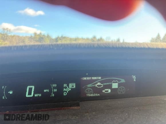 ✅ 2010 Toyota Prius IV • VIN: JTDKN3DU8A0089701 • Lot: 93767495. Listed on Copart with 194,606 mi. Free auction sales archive from the USA and detailed vehicle history report at DreamBid. Image 8.