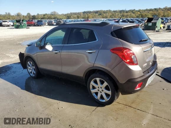 ✅ 2014 Buick Encore Premium • VIN: KL4CJDSB5EB637407 • Lot: 91015225. Wystawiony na Copart z przebiegiem 109 484 mil. Bezpłatny archiwum sprzedaży aukcyjnych z USA i szczegółowy raport historii pojazdu na DreamBid. Zdjęcie 2.