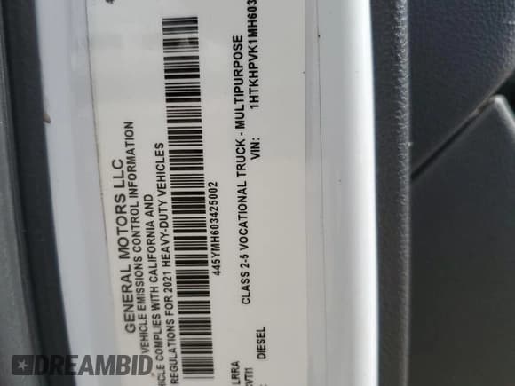 ✅ 2021 Chevrolet Silverado 1500 • VIN: 1HTKHPVK1MH603425 • Лот: 76284064. Опубликован ранее на Copart с пробегом Не указан. Бесплатный доступ к архиву аукционных продаж из США и подробный отчёт об истории автомобиля на DreamBid. Изображение 12.