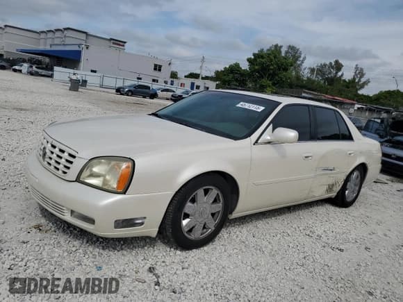✅ 2003 Cadillac DeVille DTS • VIN: 1G6KF57973U204531 • Lot: 45712115. Listed on Copart with 107,737 mi. Free auction sales archive from the USA and detailed vehicle history report at DreamBid. Image 1.