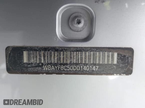 ✅ 2013 BMW 7 Series 750Li xDrive • VIN: WBAYF8C50DD140147 • Lot: 43699433. Listed on IAAI with 113,189 mi. Free auction sales archive from the USA and detailed vehicle history report at DreamBid. Image 17.