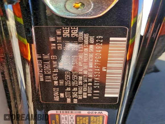 ✅ 2023 Kia Sportage SX-Prestige • VIN: 5XYK53AF7PG049229 • Lot: 91669205. Listed on Copart with 11,390 mi. Free auction sales archive from the USA and detailed vehicle history report at DreamBid. Image 13.