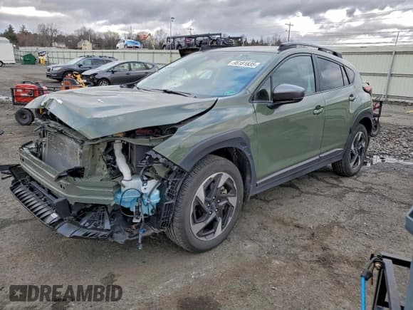 ✅ 2024 Subaru Crosstrek Limited • VIN: 4S4GUHL60R3841129 • Lot: 95181835. Listed on Copart with 16,812 mi. Free auction sales archive from the USA and detailed vehicle history report at DreamBid. Image 1.