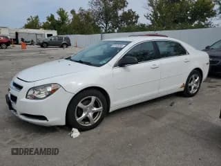 ✅ 2012 Chevrolet Malibu 1LS • VIN: 1G1ZB5E01CF283624 • Lot: 81100265. Listed on Copart with 312,550 mi. Free auction sales archive from the USA and detailed vehicle history report at DreamBid. Image 1.