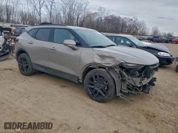 ✅ 2021 Chevrolet Blazer LT • VIN: 3GNKBCRS6MS552343 • Lot: 93319185. Listed on Copart with 38,100 mi. Free auction sales archive from the USA and detailed vehicle history report at DreamBid. Image 4.
