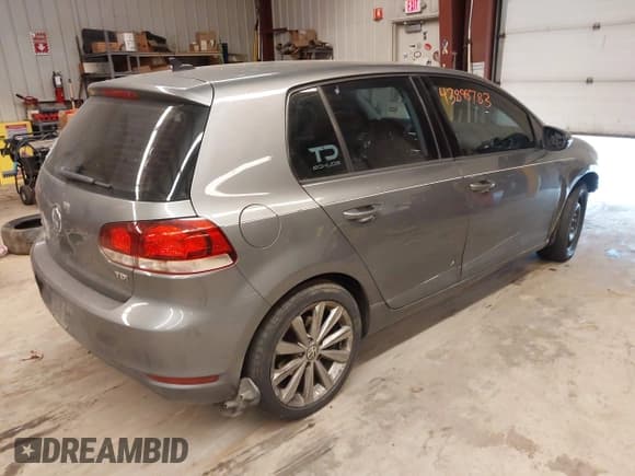 ✅ 2013 Volkswagen Golf TDI w/Sunroof & Nav • VIN: WVWNM7AJ6DW126179 • Lot: 43898783. Listed on IAAI with 174,392 mi. Free auction sales archive from the USA and detailed vehicle history report at DreamBid. Image 4.