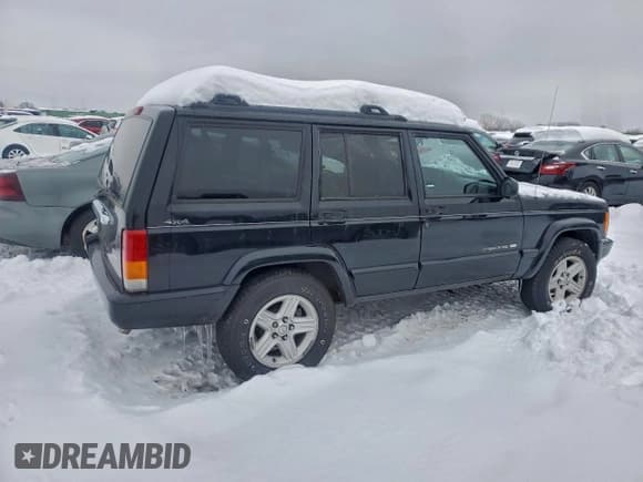 ✅ 2001 Jeep Cherokee Sport • VIN: 1J4FF68S21L504870 • Lot: 95192075. Listed on Copart with 161,514 mi. Free auction sales archive from the USA and detailed vehicle history report at DreamBid. Image 3.