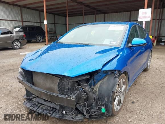 2018 Hyundai Elantra Value Edition with VIN KMHD84LF9JU596572, listed as a IAAI auction lot 42116950 with 65,057 mi miles and . Bid and sale history available at DreamBid. Image 2.